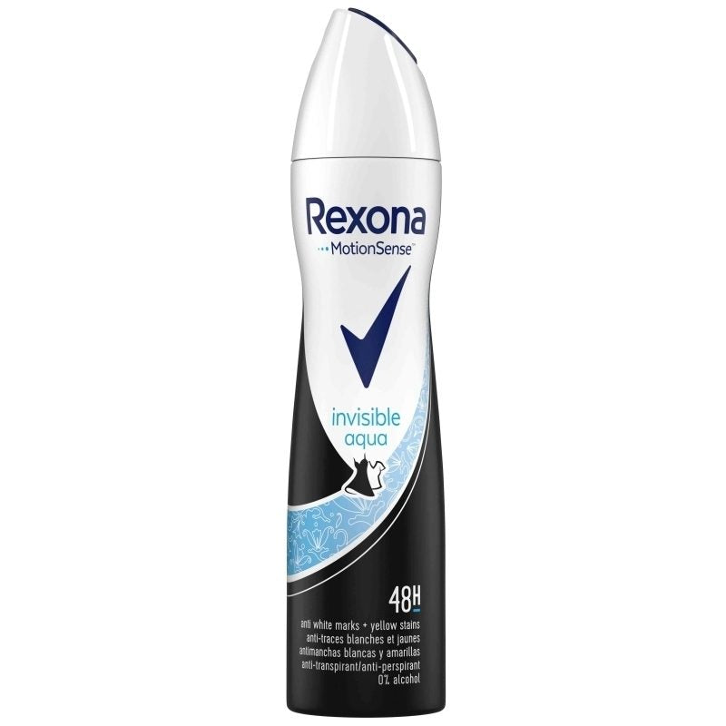 Antiperspirant Deodorant, Rexona, 200 ml Invisible Aqua