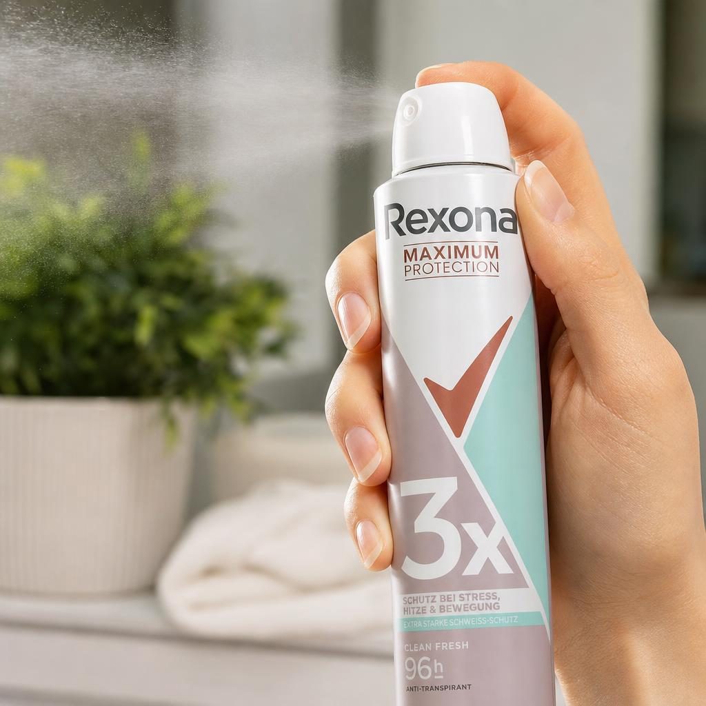Antiperspirant Deodorant, Rexona, Maximum Protection 150 ml Clean Fresh