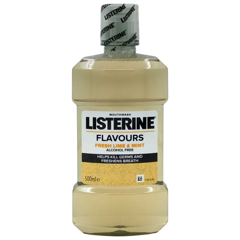 Apa de Gura, Listerine, 500 ml Fresh Lime si Mint