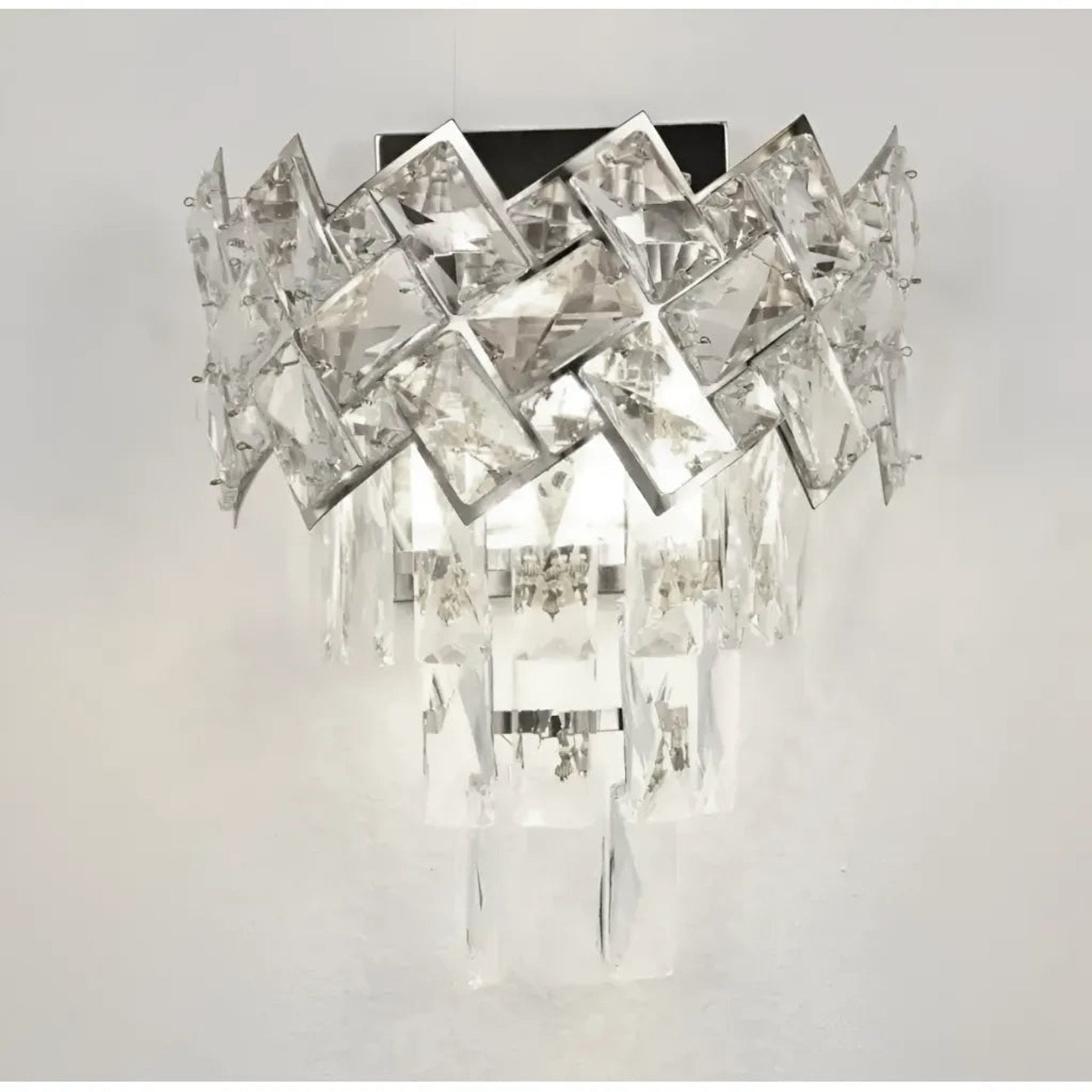Aplica Cristal WINDSOR, 2x E14, Crom Lucios