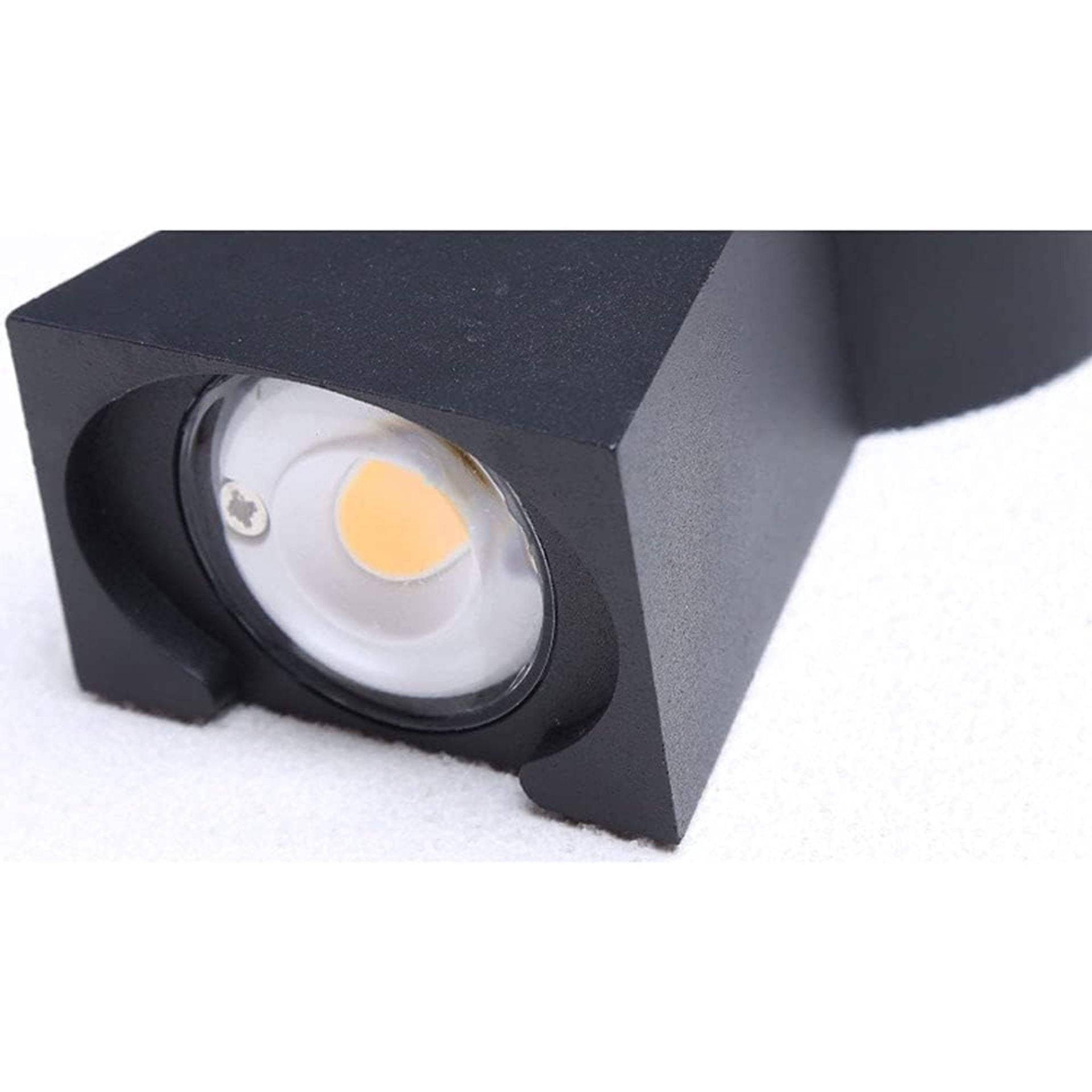 Aplica LED de Exterior AX161, 7W, Metal, Negru