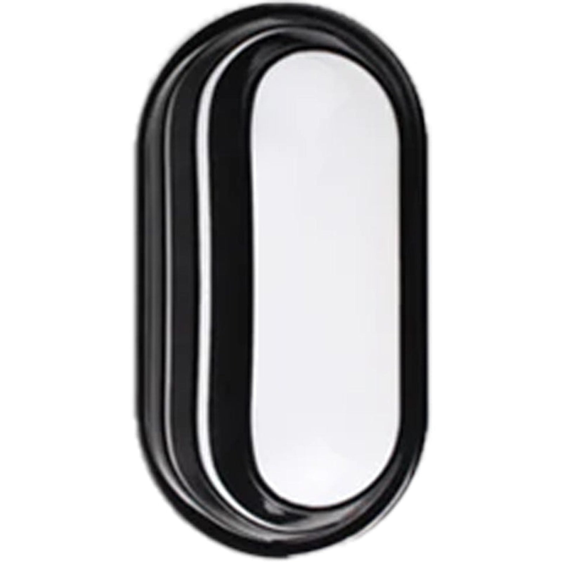 Aplica LED de Exterior AX322/270BK, Lumina Calda 3000k, IP65, Negru si Alb