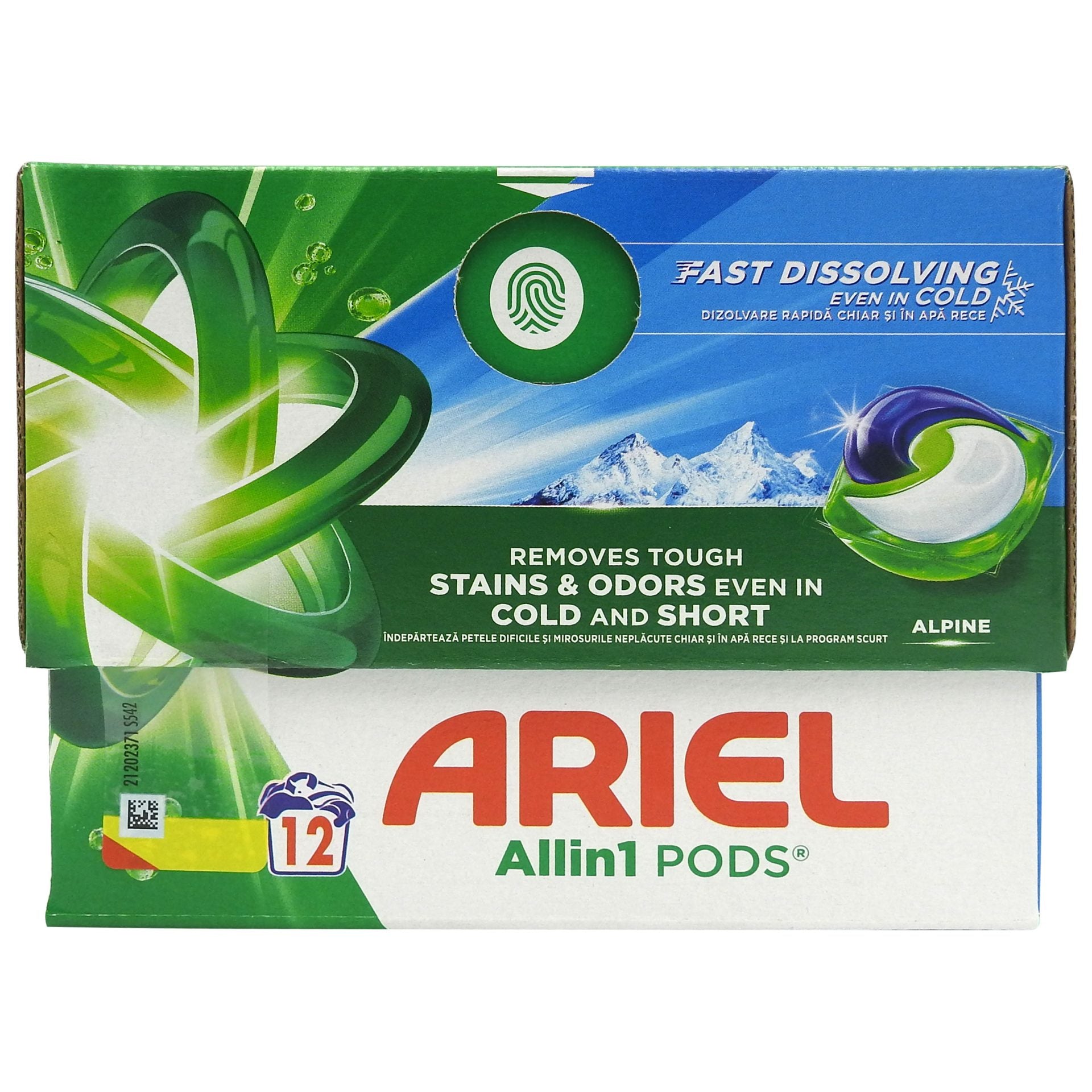 Ariel Detergent Capsule 12 buc All in 1 Pods Alpine