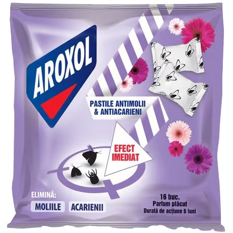 Aroxol Antimolii Pastile Parfumate 16 buc 100 g