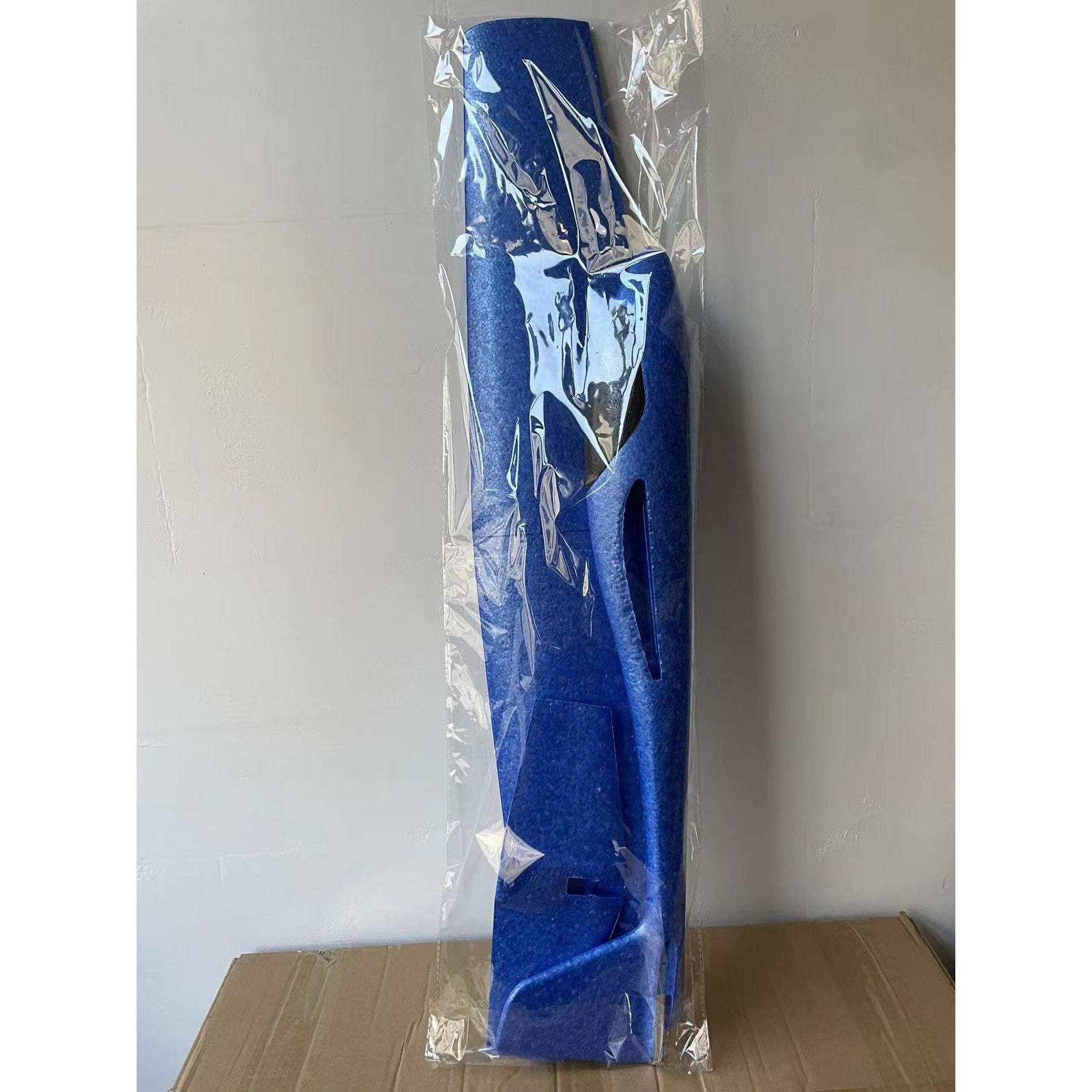 Avion Planor, din Polistiren, Lungime 85 cm, Jucarie Recreativa, Cascadorii, Albastru