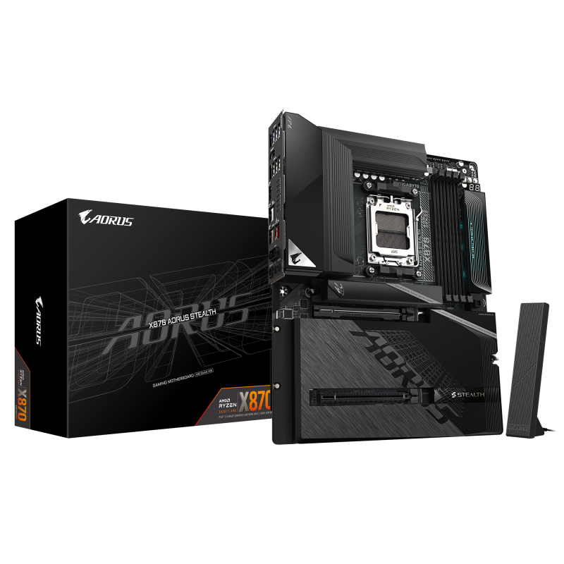MB Gigabyte X870 Aorus Stealth (Placa de baza Gigabyte X870 Aorus Stealth)
