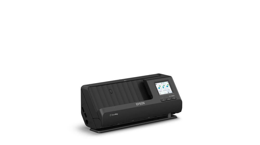Scanner Compact EPSON ES-C380W, A4, Viteza de scanare duplex: 30ppm/60ipm, Optiuni: , Conectivitate:USB|WiFi, Scanare ambele fete:Da, ADF:20coli, (Timbru Verde11Lei) "B11B269401"(RAPO)