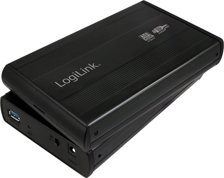 RACK extern LOGILINK, extern pt. HDD, 3.5 inch, S-ATA, interfata PC USB 3.0, aluminiu, negru, "UA0107"