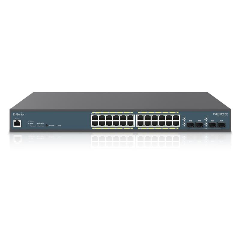 Switch EnGenius 19i 24-port 410W (Switch EnGenius Fit Managed / stand-alone 19i 24-port 410W)