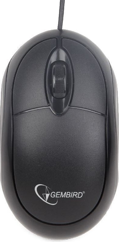 MOUSE GEMBIRD, PC sau NB, cu fir, USB, optic, 1000 dpi, butoane/scroll 3/1, , negru, "MUS-U-01"