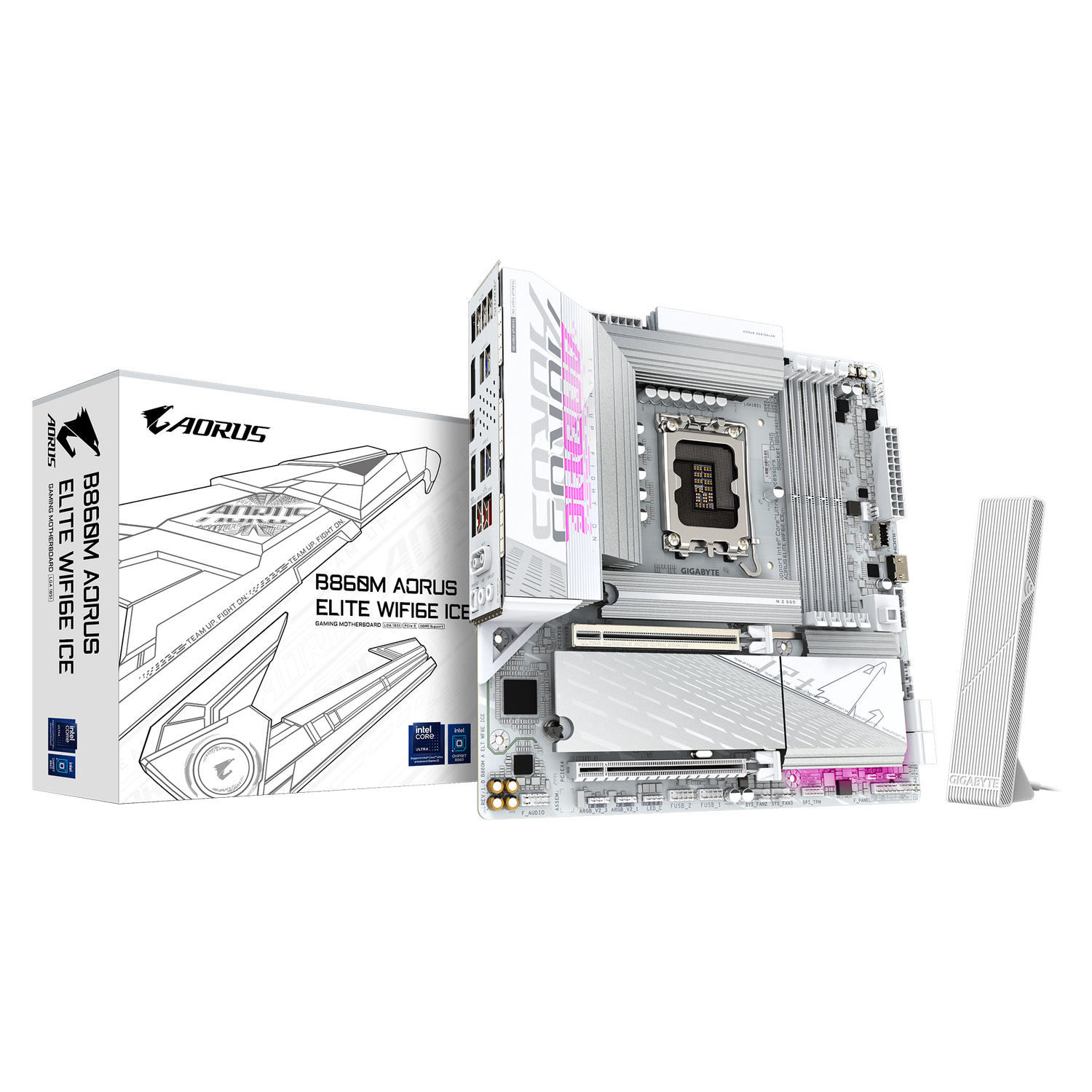Placa de baza GIGABYTE B860M A ELT WF6E ICE "B860M A ELT WF6E ICE"