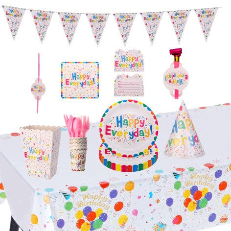 Banner Happy Birthday, Stegulete, 33 x 24 cm, Model Happy Everyday, Multicolor