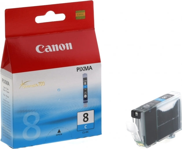 Cartus Cerneala Original Canon Cyan, CLI-8C, pentru IP4200, , , "BS0621B001AA"