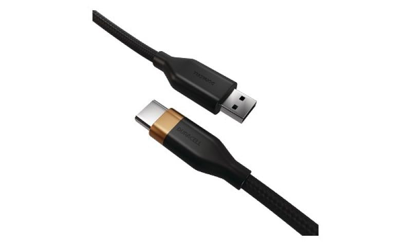Cablu Duracell 1m USB-A to USB-C (Cablu Duracell USB-A to USB-C)