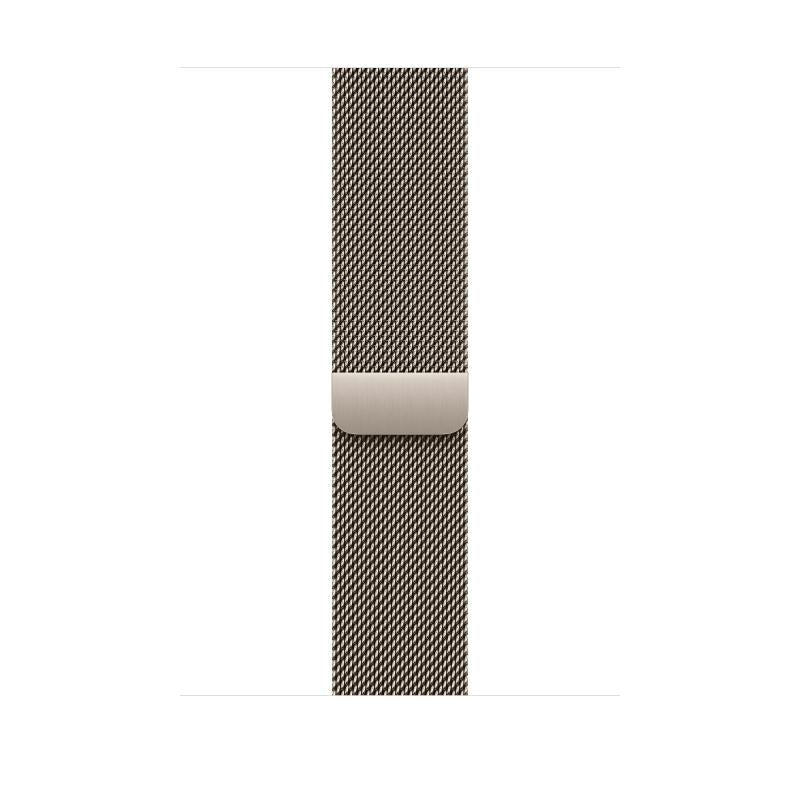 Aw Band 46MM Milanese Natural M/l (Curea pentru Apple Watch 46MM Natural Milanese Loop - M/l)