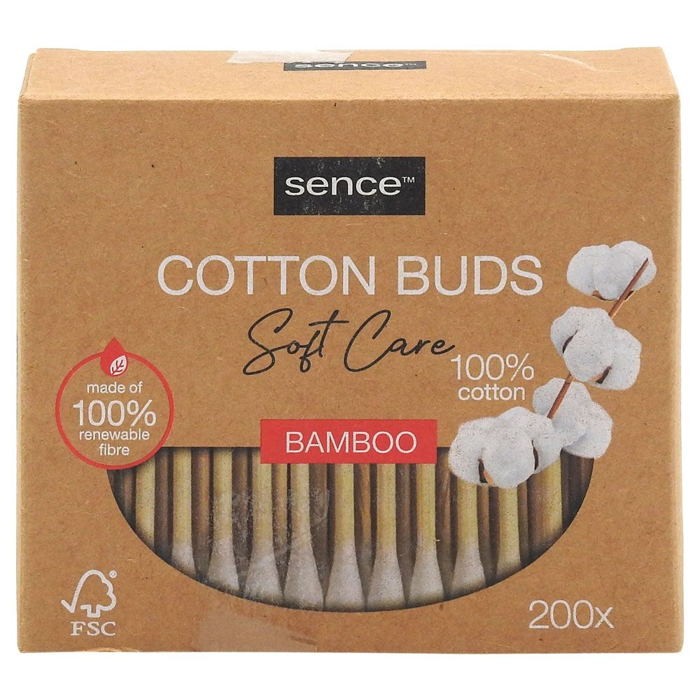 Betisoare, Sence Bamboo, Urechi 200 piese Cotton