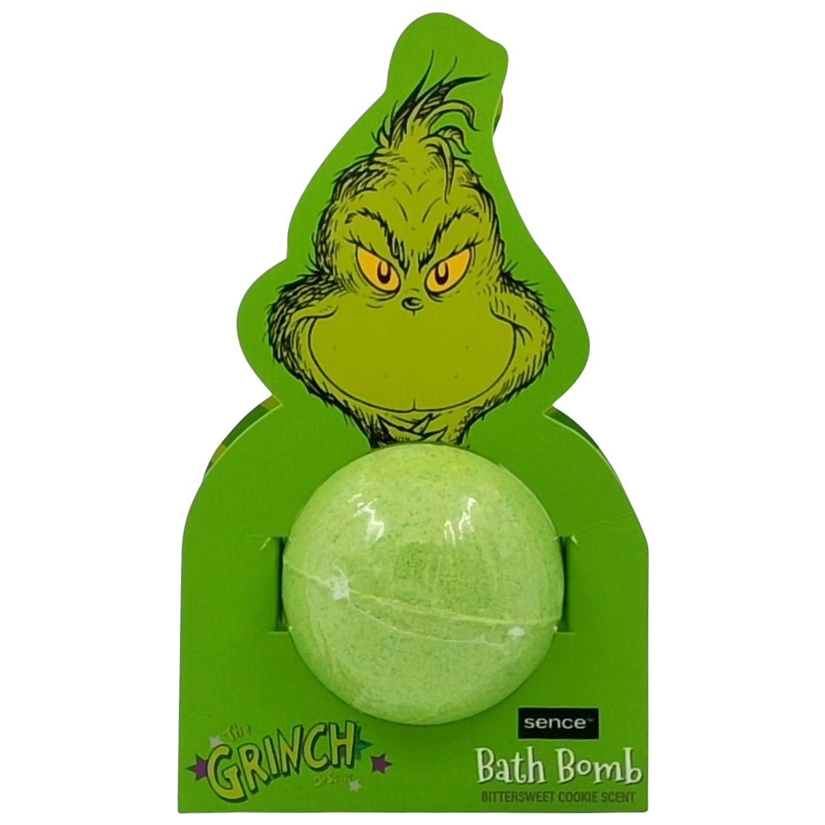 Bomba Efervescenta cu Sare de Baie, Sence, 180 g Grinch