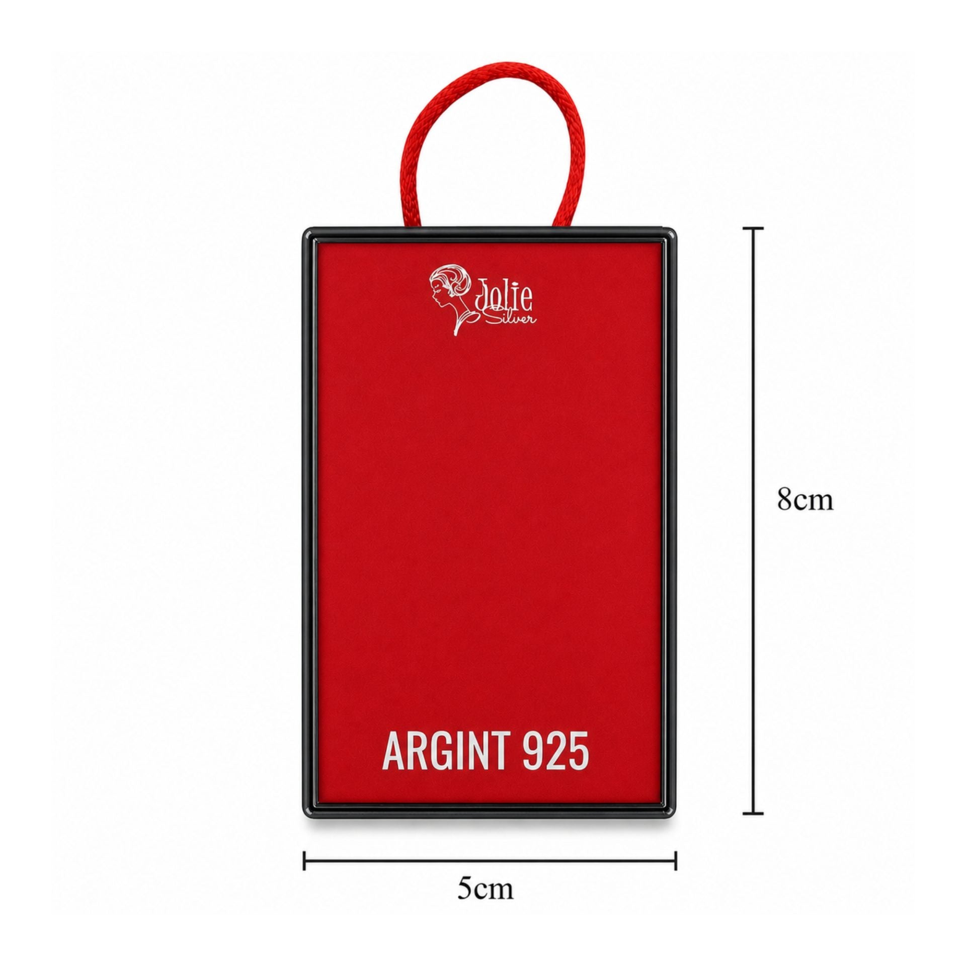 Bratara Argint 925 pentru Dama, Model Fetita, Martisor Bratara de 1 Martie, Pandativ Argintiu cu Snur Rosu