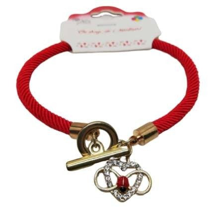 Martisor Bratara Aurie V7 Inimioara