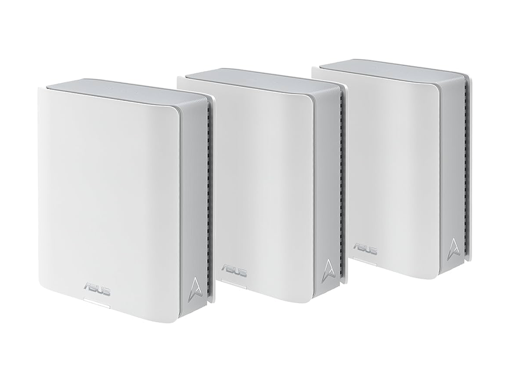 Router Mesh Asus ZenWiFi BT10(3PK), 18 GbpsDual 10G Ports,4G & 5G Mobile Tethering "BT10(W-3-PK)"