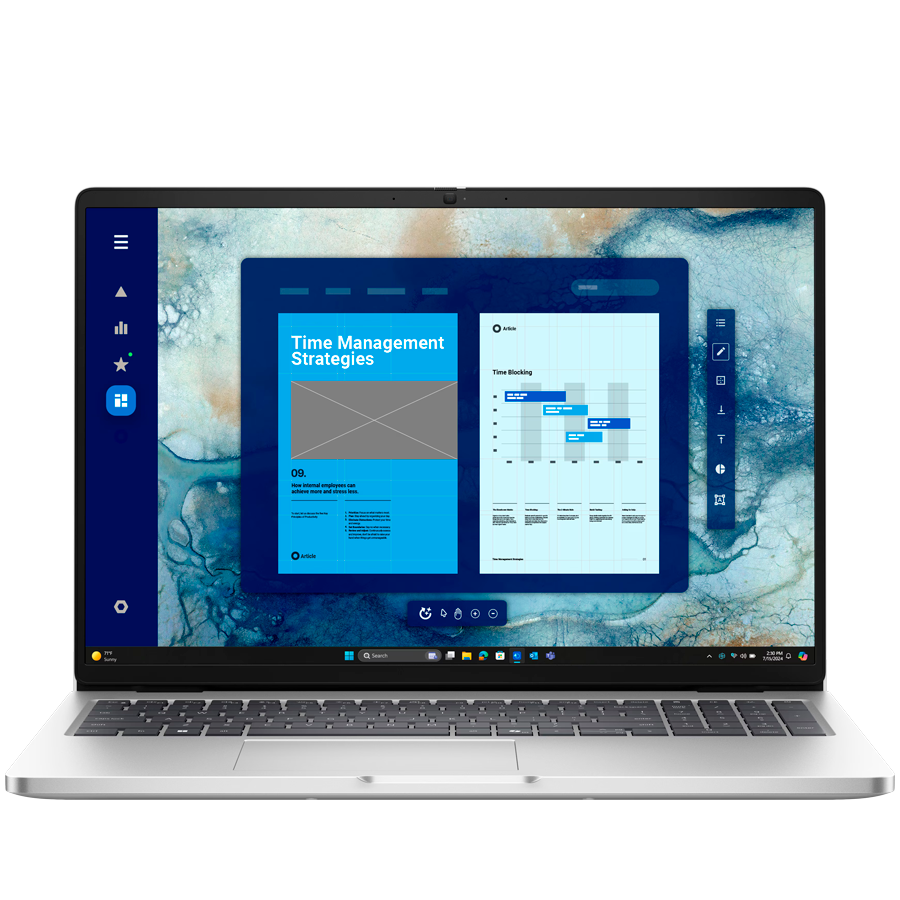 Dell Pro 16,16"FHD+(1920x1200)Intel Core Ultra 7 255U,16GB,512GB SSD,Integrated Intel Graphics,Win11Pro,3Yr "BTO107_PC16250_EMEA_WIN-05" ((timbru verde 3.5 lei)