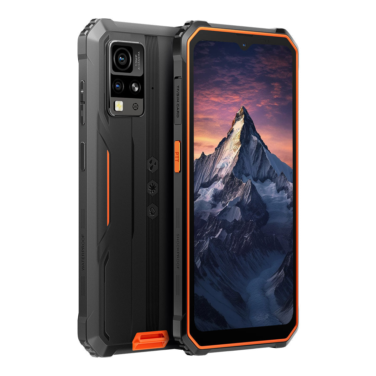 Blackview Rugged BV4800Pro LTE 6.56" HD+IPS 720x1612 60Hz GORILLA GLASS 5 4GB/128GB CAM Front 8MP Rear 16MP+2MP 5180mAh Android 15 5180mAh Orange "BV4800PRO_OR_EU"