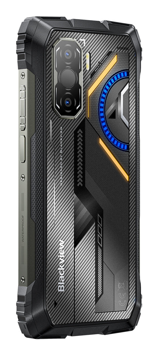 Blackview ROCK 3 LTE 6.78-inch FHD+ 2460x1080 120Hz 8+256GB MT Helio G100 Octa-Core 2.2GHz 50MP Front 108MP Rear Thermal imaging camera NFC FG MIL-STD-810H 10000mAh Wireless Charging Fingerprint Android 16 Bk "BVROCK3_BK_EU"