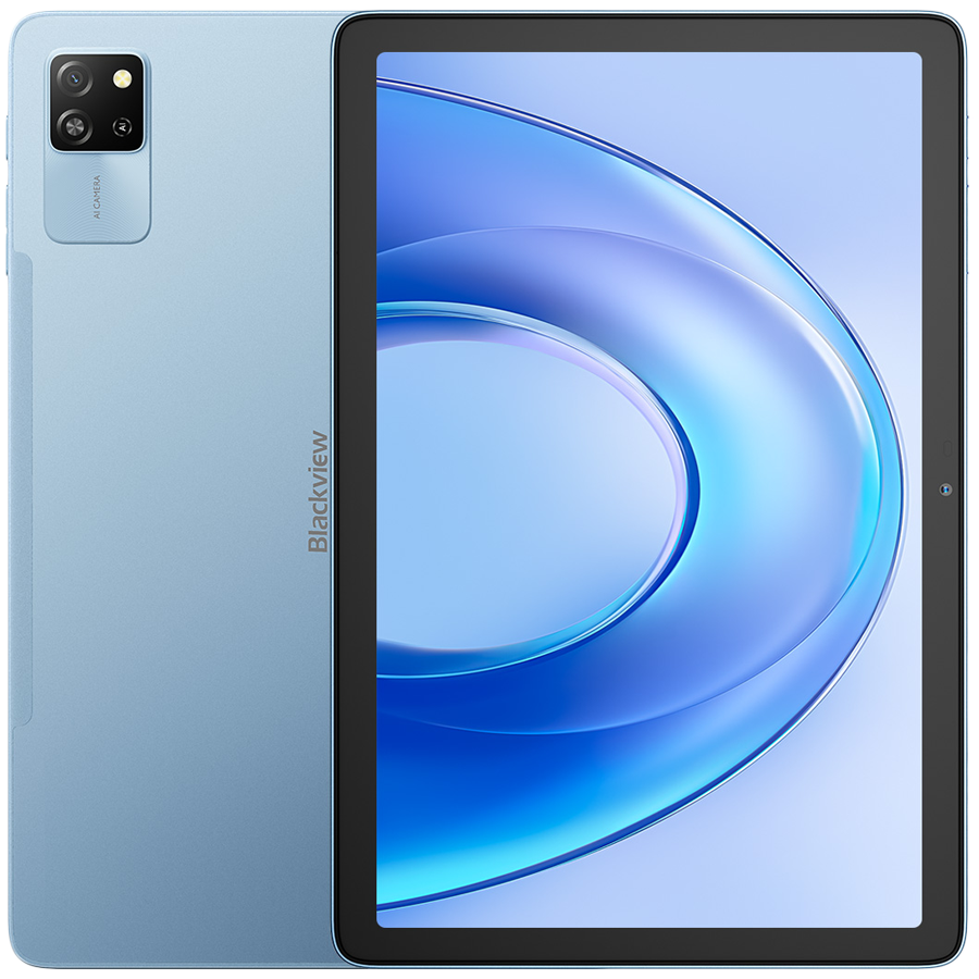 Blackview Tab 60 Pro SET LTE 10.1-inch HD+IPS 800x1280 60Hz 8GB/128GB, Cam Front 5MP Rear 8MP 7700mAh + Charger USB Type-C Cable SIM tool,Android 15 Sunny Sky Blue "BVTAB60PRO_S8BL_EU" (timbru verde 0.9 lei)