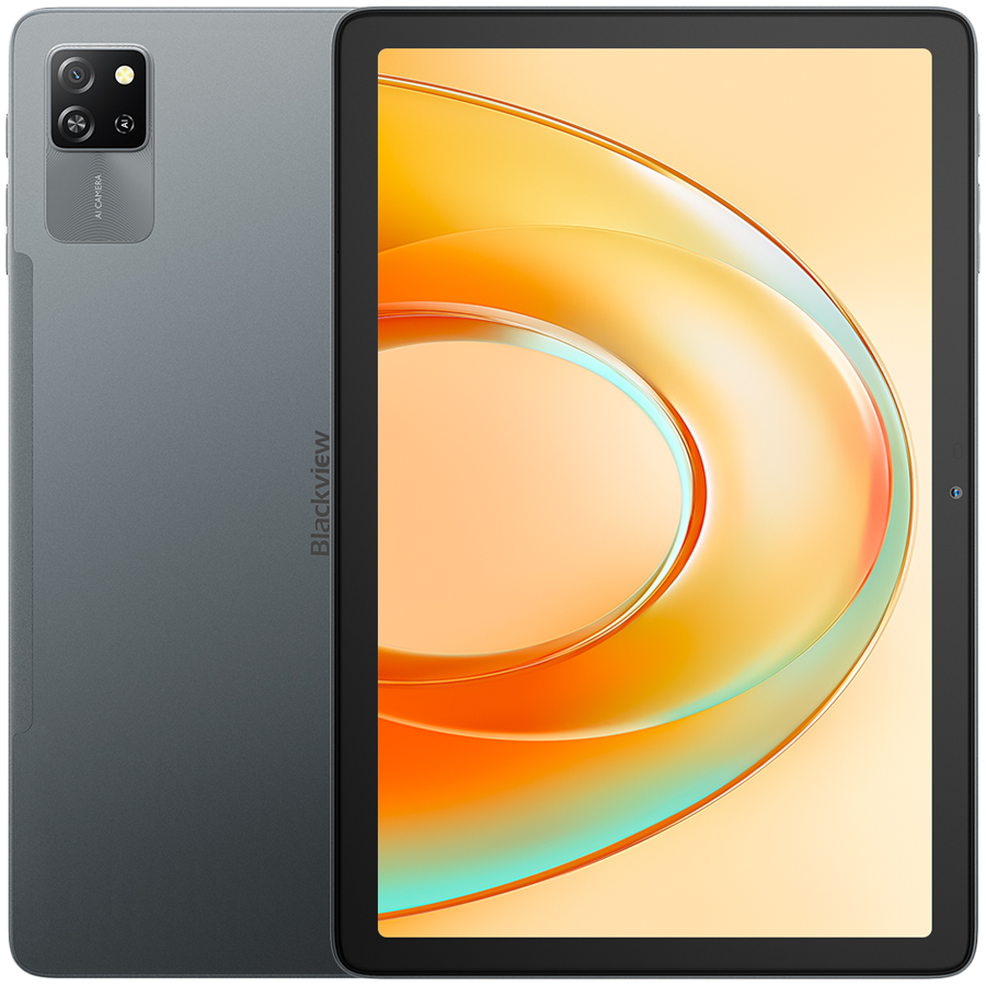 Blackview Tab 60 Pro SET LTE 10.1-inch HD+IPS 800x1280 60Hz 8GB/128GB, Cam Front 5MP Rear 8MP Battery 7700mAh + Charger USB Type-C Android 15 Volcano Grey "BVTAB60PRO_S8GR_EU" (timbru verde 0.9 lei)