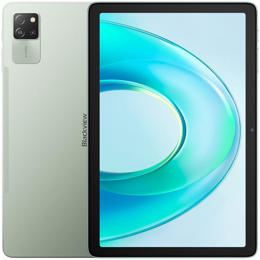 Blackview Tab 60 Pro SET 10.1-inch HD+ 800x1280 IPS 60Hz, 8GB/128GB, Cam Front 5MP Rear 8MP, 7700mAh, LTE, USB Type-C, Charger, Cable, Android 15, Algae Green "BVTAB60PRO_S8PL_EU"