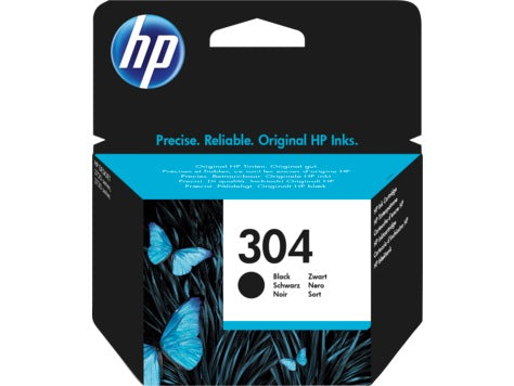 Cartus Cerneala Original HP Black, nr.304, pentru DeskJet 2620|2630|2632|3750|3760, , , "N9K06AE"