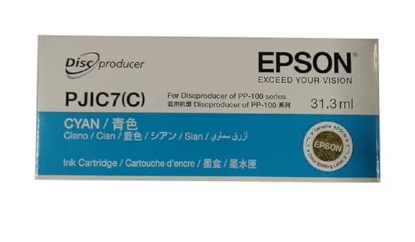 Cartus Cerneala Original Epson Cyan, S020447, pentru PP 100 Series|PP 50, 31.3ml , , "C13S020688"(RAPO)