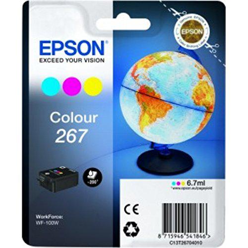 Cartus Cerneala Original Epson Color, T26704010, pentru WORKFORCE WF-100W, , , "C13T26704010"(RAPO)