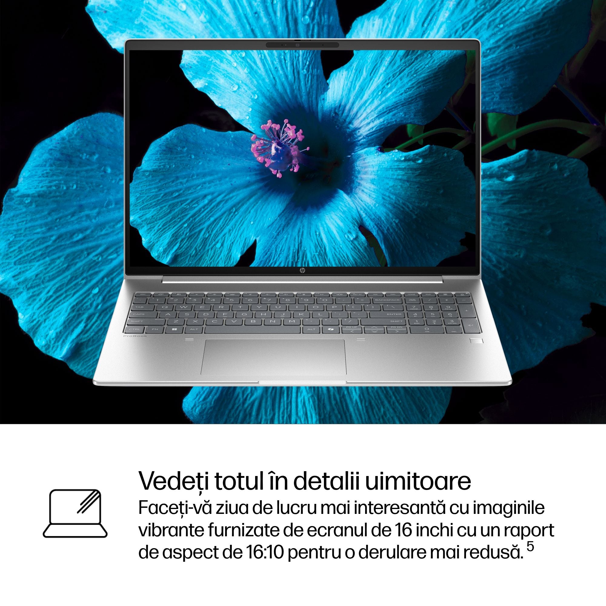 NB PB 4 G1I CU7-255U 16"/32GB/1TB W11P C14P0ET HP "C14P0ET" (timbru verde 3.5 lei)