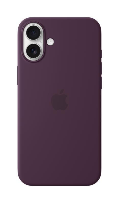 iPHONE Case 16 Plus Silicone Vi (iPhone 16 Plus Silicone Case with MagSafe - Plum)