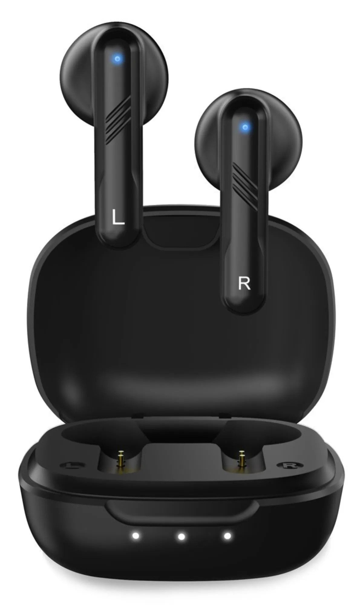 CASTI Genius, "HS-M905BT", TWS, wireless, intraauriculare - butoni, pt smartphone, microfon pe casca, conectare prin Bluetooth 5.3, negru, USB-C, (timbru verde 0.18 lei)