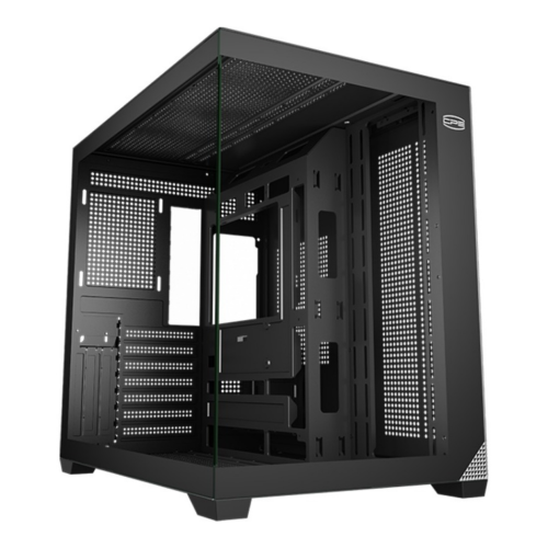 CARCASA PCCooler "C3 T700", middle tower, gaming, fara sursa, suporta 10xfan, USB Type-C x 1, USB 3.0 x 1, USB 2.0 x 1, audio+mic, 7 sloturi expansiune, negru, "C3 T700 BK"