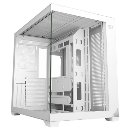 CARCASA PCCooler "C3 T700 Wh", middle tower, gaming, fara sursa, suporta 10xfan, USB Type-C x 1, USB 3.0 x 1, USB 2.0 x 1, audio+mic, 7 sloturi expansiune, alb, "C3 T700 WH"