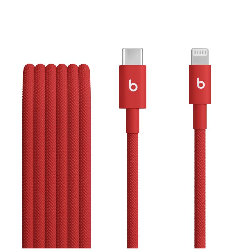 Beats USB-C To Lightning 1.5M Rd (Beats USB-C to Lightning Woven Cable (1.5 m) - Rapid Red)