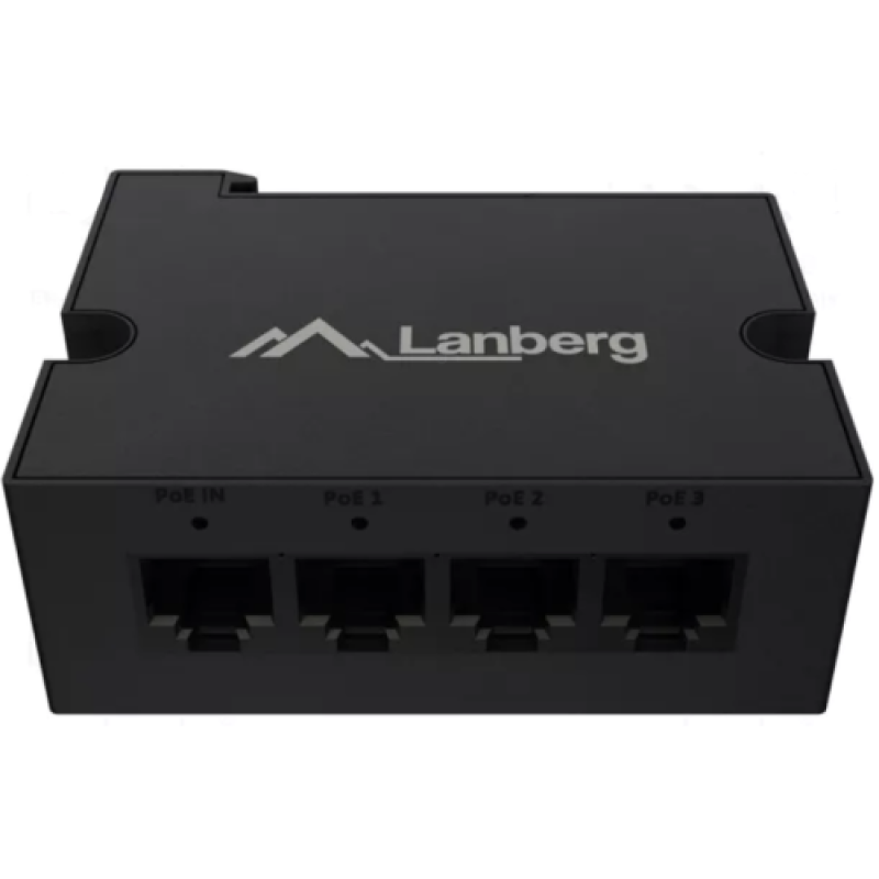 Switch Lanberg DIN-FE4-AT-30W 1XIN 3XOUT