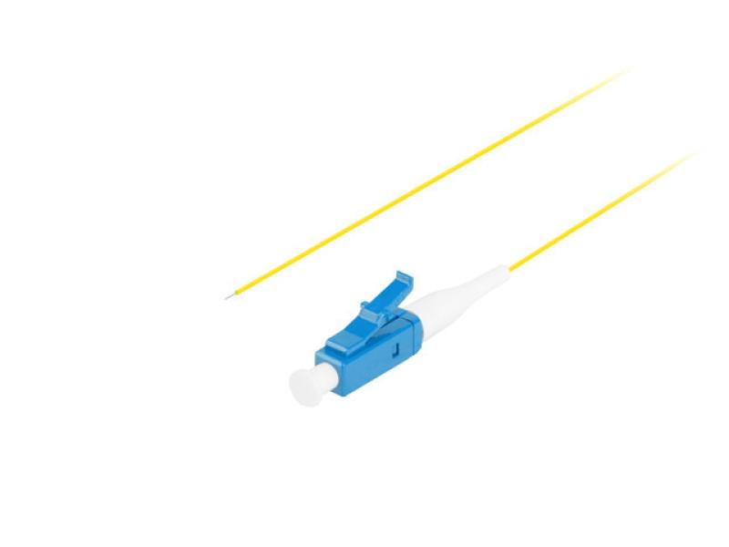 Lanberg Pigtail fibră SM LC/UPC 2 m galben