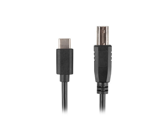Lanberg CA-USBA-14CC-0030-BK cable 3m USB 2.0 USB C USB B Ferrit Black "CA-USBA-14CC-0030-BK"