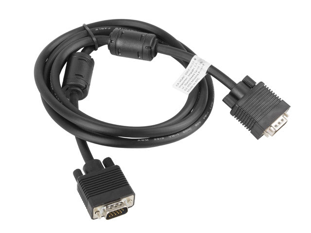 Cablu VGA M/M 1,8 m ecranare dubla negru "CA-VGAC-10CC-0018-B"