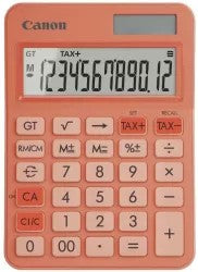 Calculator de birou Canon, LS-125KB OR, Orange, LCD 12-digit, dim.car. 18.6 mm, Dual-Power (solara si baterie LR44), dim. 147x106x25mm, 117g, (incl.TV 0.80lei),"6819C002AA"
