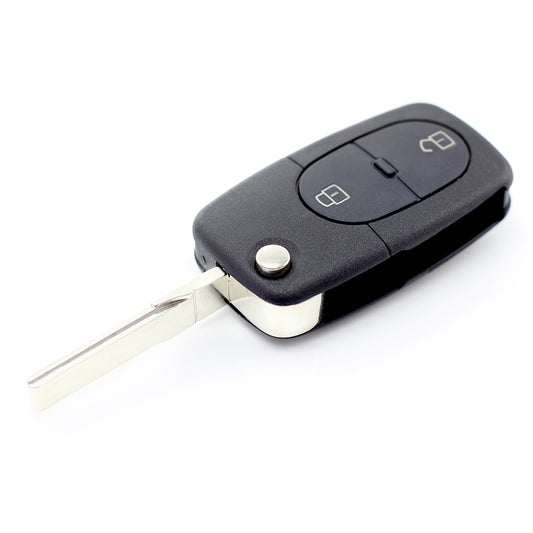 Audi - carcasa cheie tip briceag, cu 2 butoane - CARGUARD