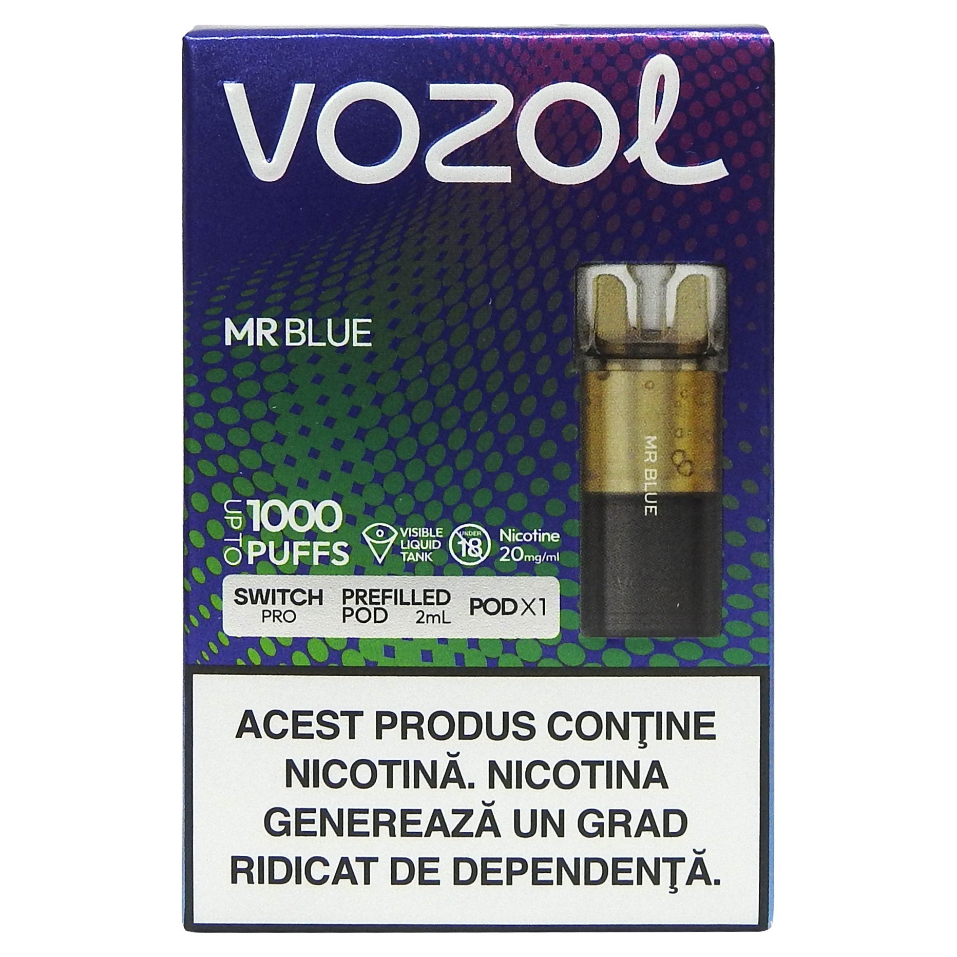 Cartus, Vozol, Tigara Electronica Switch Pro Mr Blue