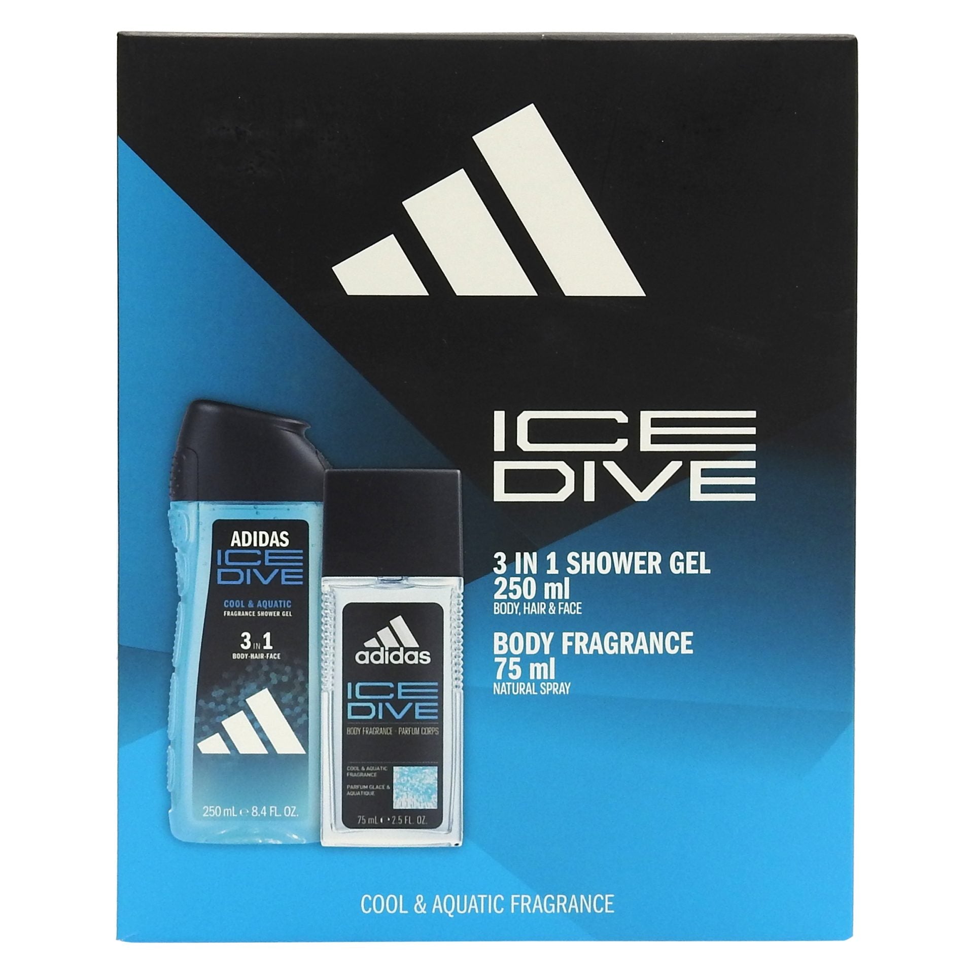 Caseta Cadou, Adidas, Dns75, Gel de Dus 250 Ice Dive