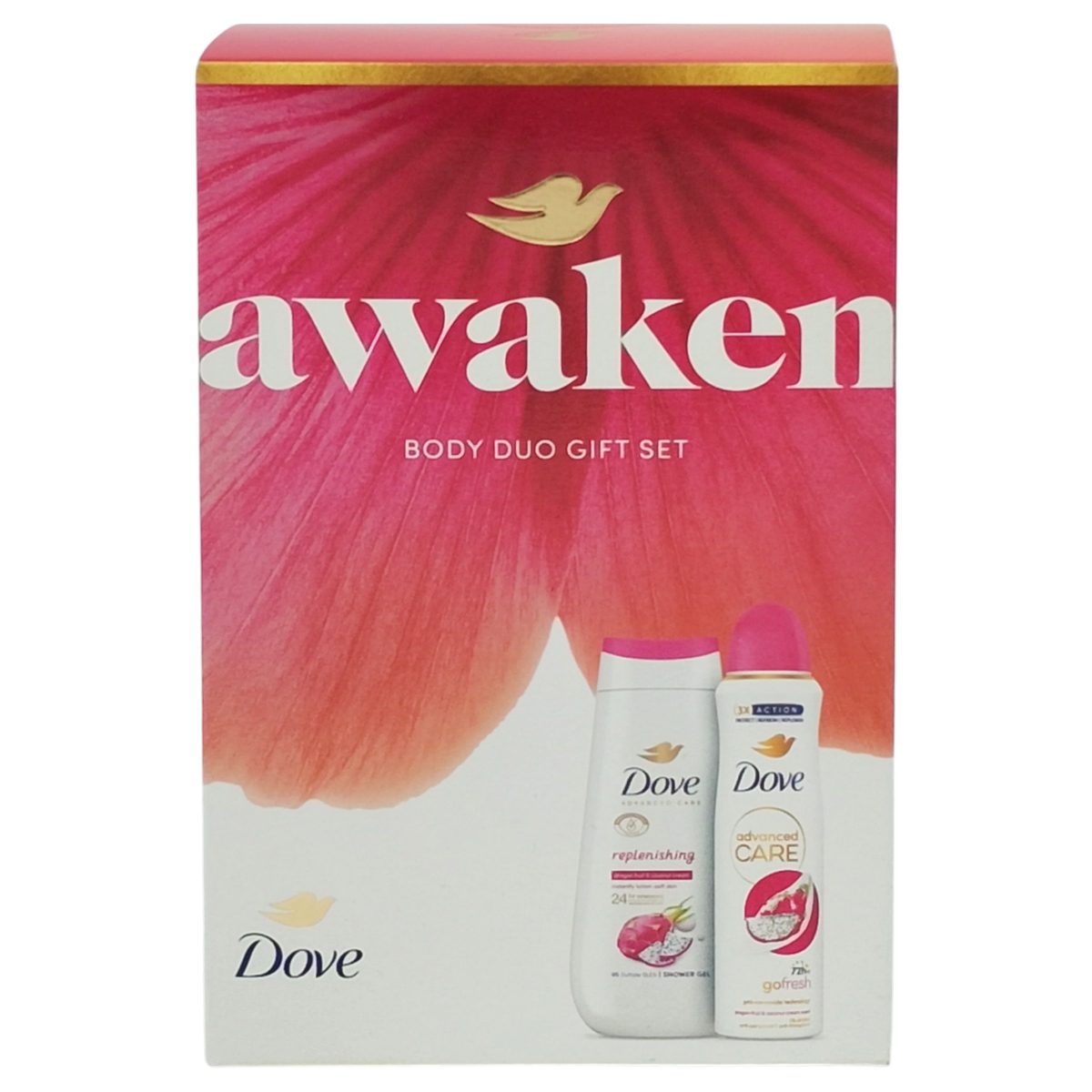 Caseta Cadou, Dove, Gel de Dus 225 ml, Deo150 ml Awaken