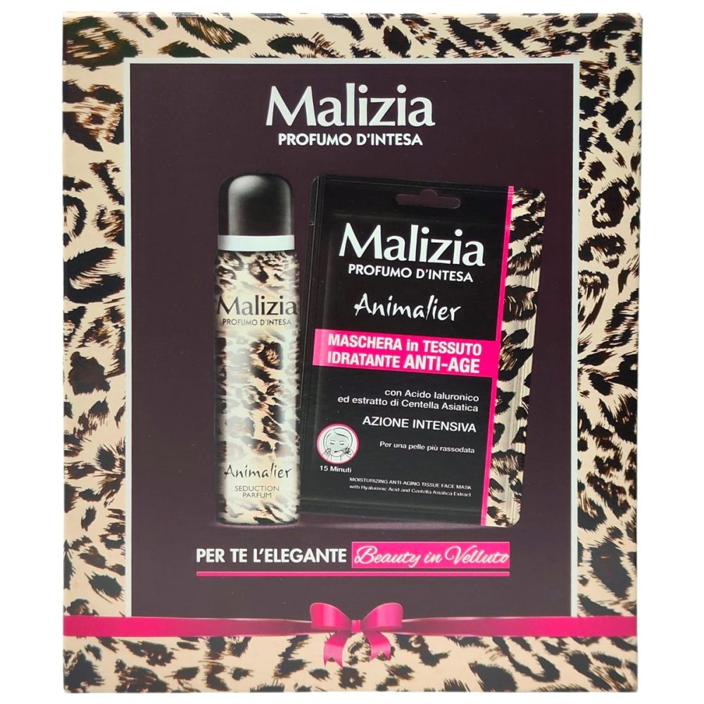 Caseta Cadou, Malizia, Deo100, Masca Fata Anti Age Animalier