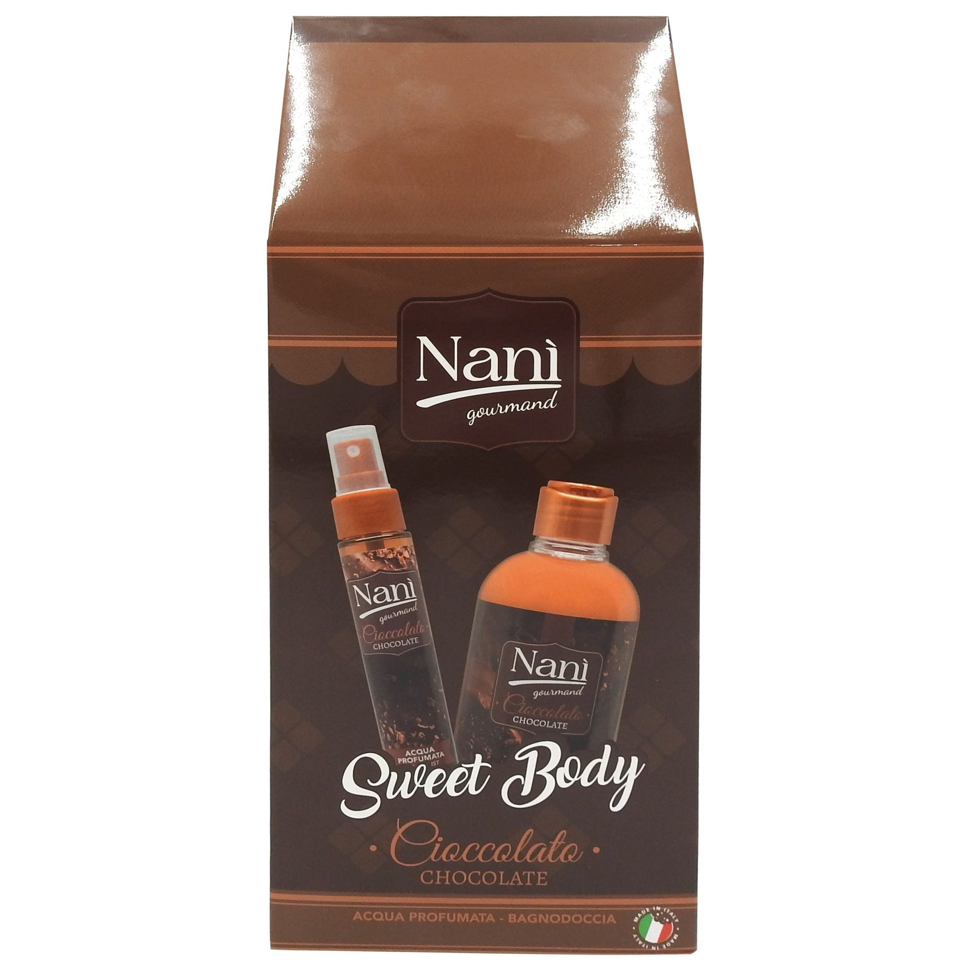 Caseta Cadou, Nani, Gel de Dus 300 ml, Body Mist75 ml Cioccolato